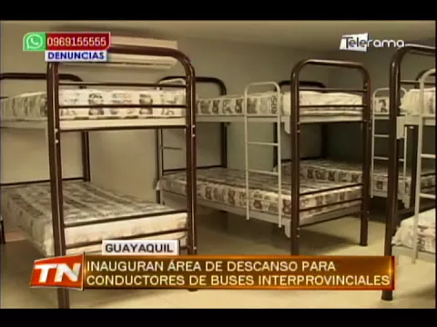 Inauguran área de descanso para conductores de buses interprovinciales