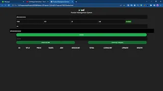 CRUDS Product management system with HTML CSS JavaScript