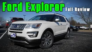 2017 Ford Explorer Full Review Platinum Sport Limited XLT