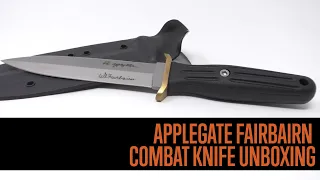 BOKER APPLEGATE FAIRBAIRN KNIFE REVIEW UNBOXING 2019