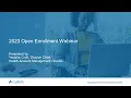 2023 Open Health Enrollment Webinar