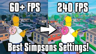 Fortnite Simpsons Settings Guide! - FPS Boost, Colorblind Modes, & More!