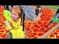 Download Lagu PiRATE vs FAIRY - THE FLOOR IS LAVA CHALLENGE at Park!! Adleys new favorite game with Dad!