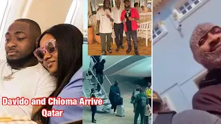 davido u0026 chioma secretly arrive qatar to perform at world cup wizkid breaks another record