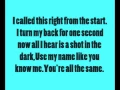 Lagu A Day To Remember- A Shot In The Dark Lyrics
