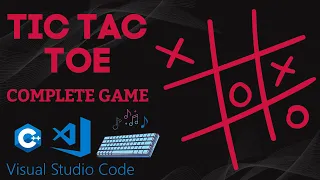 ASMR PROGRAMMING TIC TAC TOE GAME COMPLETE GAME WITH SOURCE CODE - NO NOISE