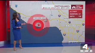 Did you feel it? Magnitude 3.9 earthquake centered near Malibu