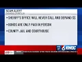 Dubuque County Sheriff s Office warns of scammers demanding bond money from inmates families