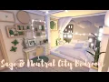 Sage Green Neutral City Bedroom Roblox Adopt Me Speedbuild