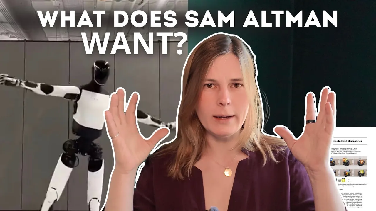 What does Sam Altman actually want? Cyber-physical ecosystem! | 3 Wow and 1 Promise