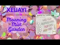 Morning Mist Garden by XEIJAYI Swatch With Me Stunning Velvet Cat Eyes Crushed Diamond Red Series