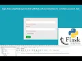 Flask Login using flask - login module with flask