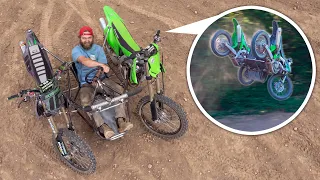 I Built a Car out of Dirt Bike [ENDS BADLY]
