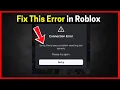 Fix Roblox Sorry there was a problem reaching our servers