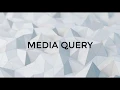 MEDIA QUERY HTML and CSS Crash Course Tutorial