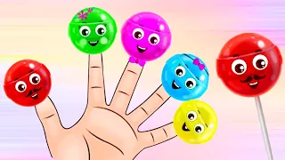 🍭 Lollipop Finger Family + More Finger Family Songs