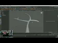 How to make a tree with branches in Maya