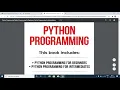 how to download python book