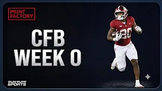 CFB DFS Picks WEEK 0 2026 College Football DraftKings Strategy