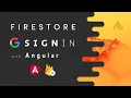 Firebase Google SignIn Firestore w - Angular