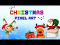 Christmas Pixel Art Coloring