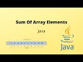 How to sum all elements in an array - Java