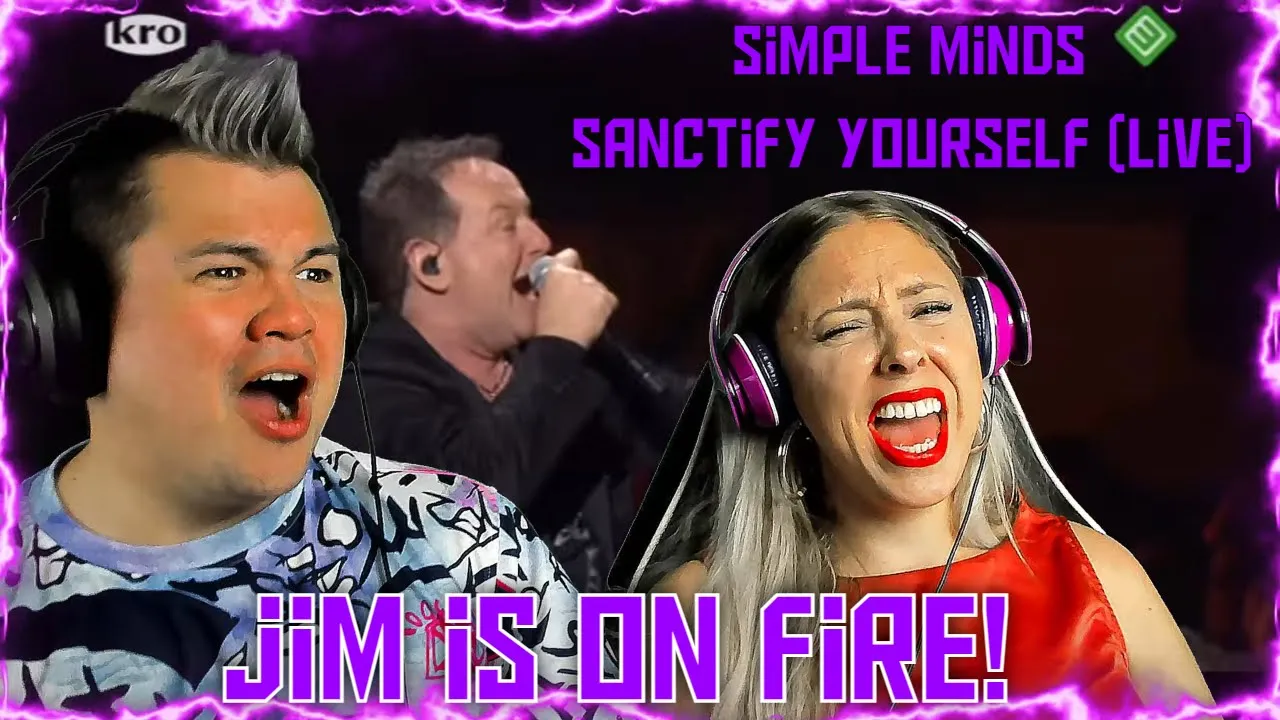 REACTION TO "Simple Minds - Sanctify Yourself (live)" THE WOLF HUNTERZ Jon and Dolly