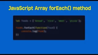 JavaScript ForEach Loop Tutorial in Urdu Array iteration foreach loop in Javascript
