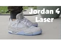 Air Jordan 4 Laser On Feet