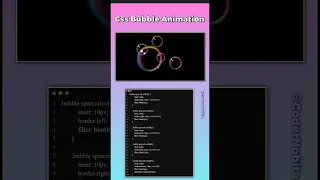How To Create Bubble Animation How To Create Bubble Using Html and CSS Bubble Animation