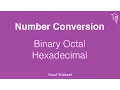 Number Consersion Binary Octal Decimal - step by step guide