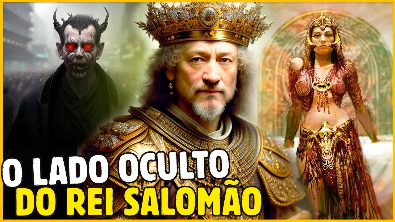 A HISTÓRIA DO REI SALOMÃO E A SUA RELAÇÃO COM DEMÔNIOS, SERÁ VERDADE?
