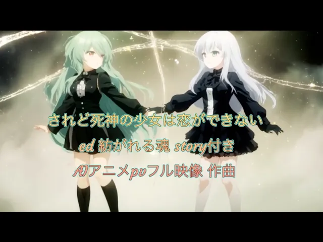 されど死神の少女は恋ができない ed 紡がれる魂 AIアニメpv フル映像作曲 story付き