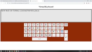 Virtual Keyboard In JavaScript With Source Code Source Code Projects