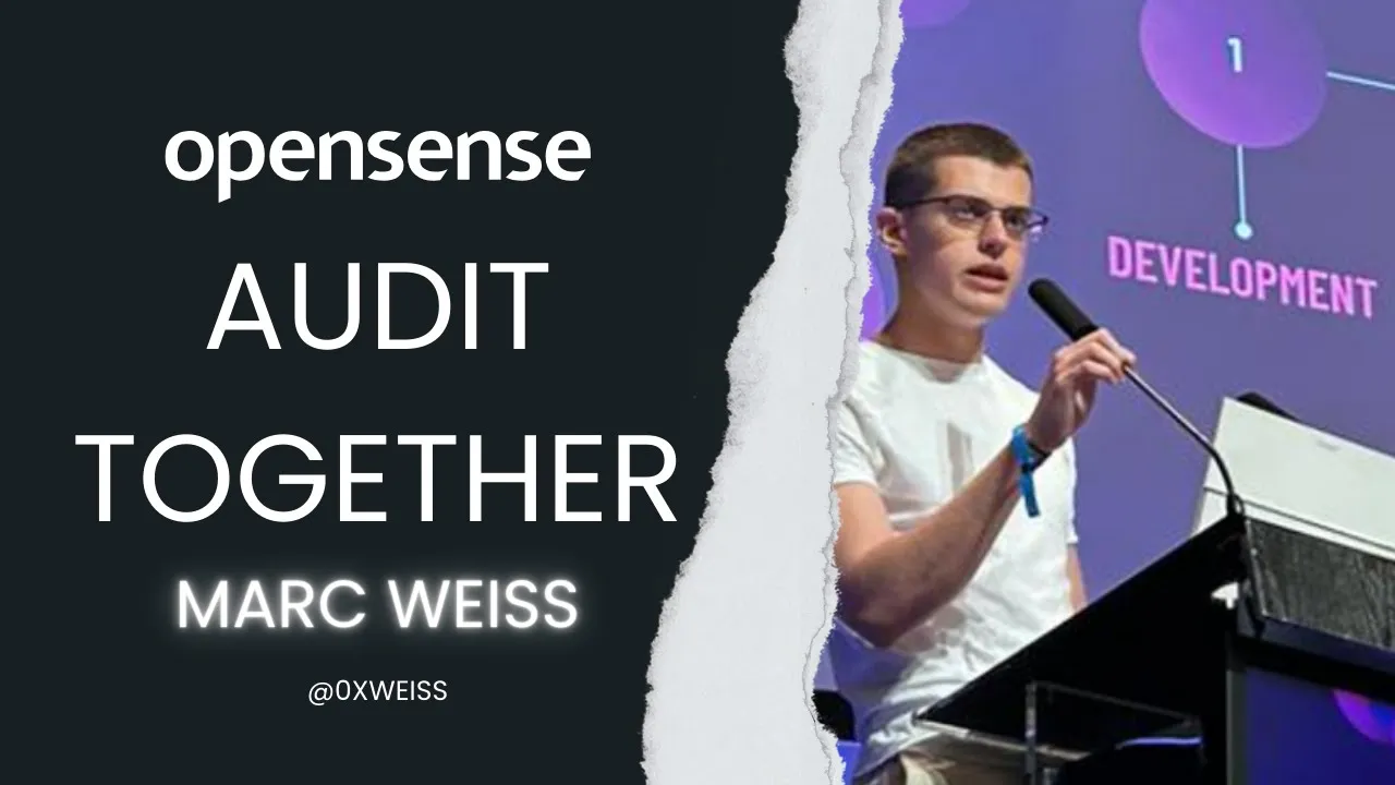 Smart Contract Auditing with 0xWeiss: Let's Audit Together!