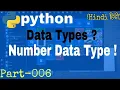 HINDI Data Types In Python Number Data Type