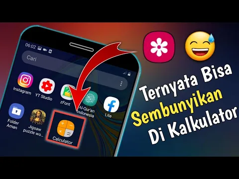 Cara Sembunyikan Foto Dan Menggunakn Kalkulator Hp Andorid