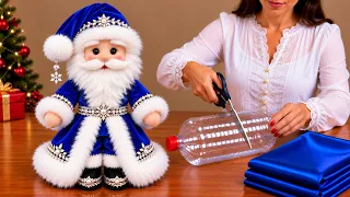 💙Bu Sevimli Noel Baba Plastik Şişeden Yapıldı💥Boyu 51 cm