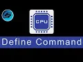Define Command - Assembly Programming