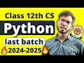 Class 12th Computer Science Class 12 Python CBSE 2024-25 Board Exam Vishal Kumar