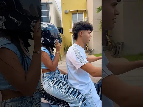 El casco más seguro 🏍️🤣🤩 #mispequeñosactores #esenovioesmio #humor #broma #risas #comedia