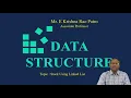 Implementation of stack and its operations using linked list by Mr E Krishna Rao Patro