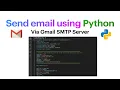 Python script to send email gmail email sender automation