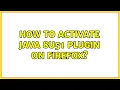 Ubuntu How to activate Java 8u51 plugin on Firefox