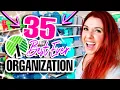 35 CHEAP WAYS TO GET ORGANIZED Best Ever DOLLAR TREE Organization