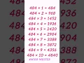 table of 484