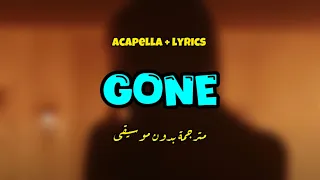 BLACKPINK Rosé Gone مترجمة بدون موسيقى Acapella With Lyrics 