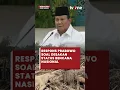 Lagu Didesak soal Status Bencana Nasional, Prabowo: Situasi Terkendali #aceh #sumatra #prabowo #bencana