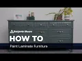 How to Paint Laminate Furniture Benjamin Moore