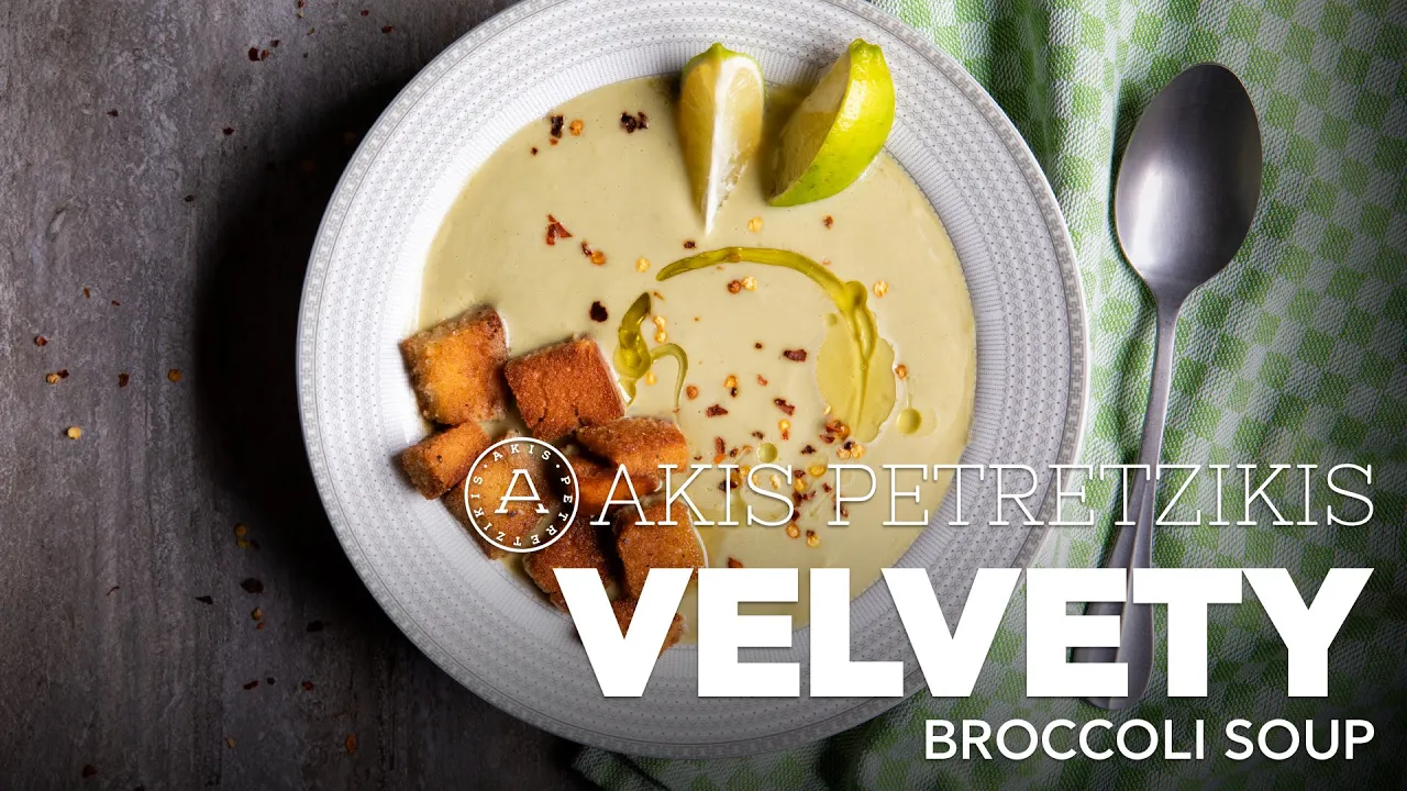Velvety Broccoli Soup   Akis Petretzikis